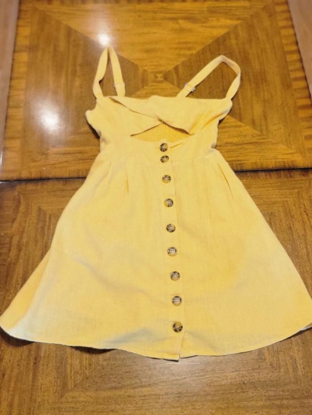 Forever 21 Golden Yellow Cut-out Sundress